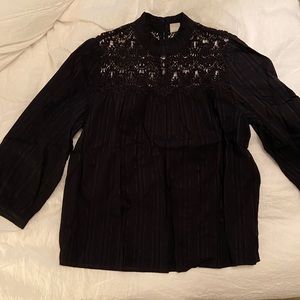 Tailored lace blouse